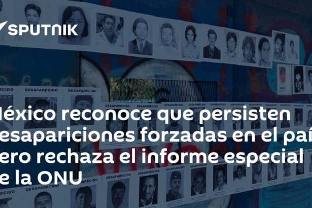 México admite que persisten desapariciones forzadas, pero rechaza informe especial de la ONU