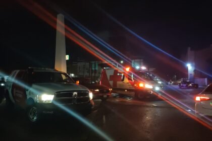 Motociclista resulta lesionado tras accidente vial en Monterrey